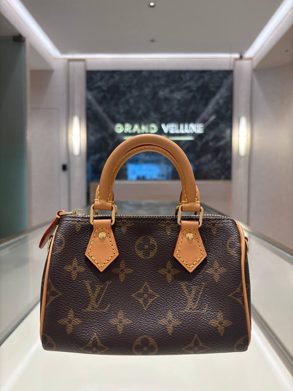 2026 LOUIS VUITTON NANO SPEEDY IN MONOGRAM CANVAS