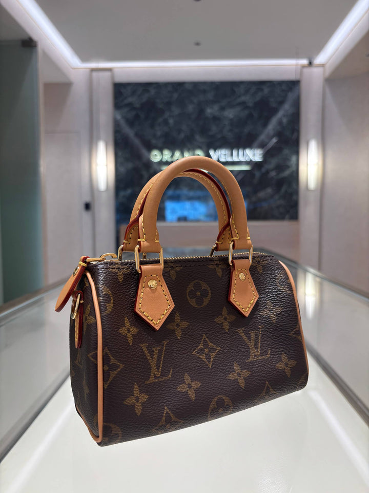 2026 LOUIS VUITTON NANO SPEEDY IN MONOGRAM CANVAS
