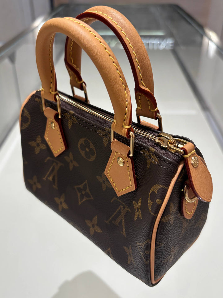 2026 LOUIS VUITTON NANO SPEEDY IN MONOGRAM CANVAS
