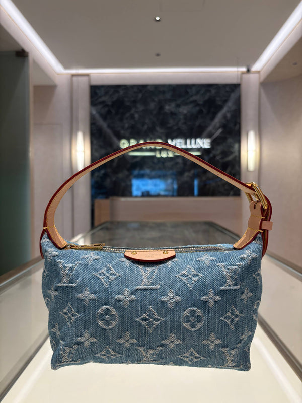 LOUIS VUITTON MONOGRAM DENIM HILLS POCHETTE