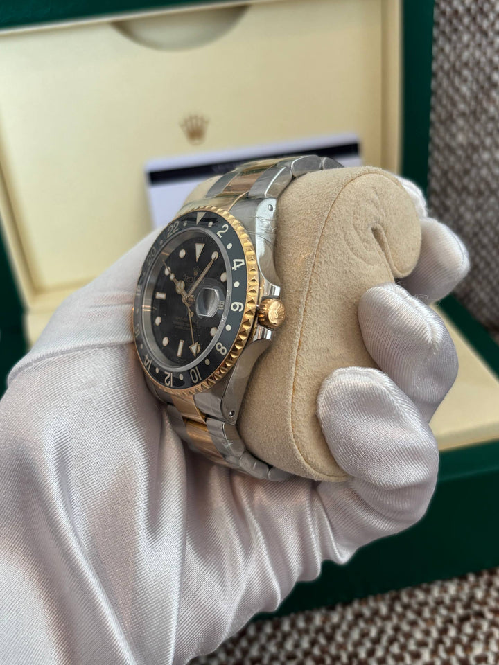 2025 ROLEX GMT-MASTER II “ZOMBIE” HALF 18K 750 YELLOW GOLD JUBILEE REF. 126713GRNR BLACK DIAL 40MM AUTOMATIC WATCH
