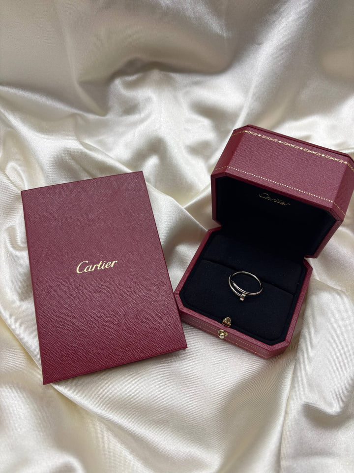 2023 CARTIER JUSTE UN CLOU RING SIZE 53 IN 18K 750 ROSE GOLD