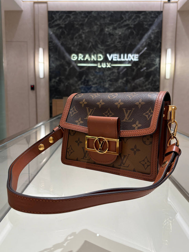 LOUIS VUITTON DAUPHINE HANDBAG IN CLASSIC &amp;amp; REVERSE MONOGRAM CANVAS